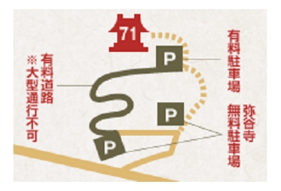 弥谷寺駐車場